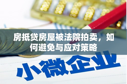龙崎房抵贷房屋被法院拍卖，如何避免与应对策略